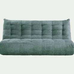 Canapé 4 Places|Canapé Modulable*alinea Canapé 4 places fixe en tissu chenille - calaluna Bleu
