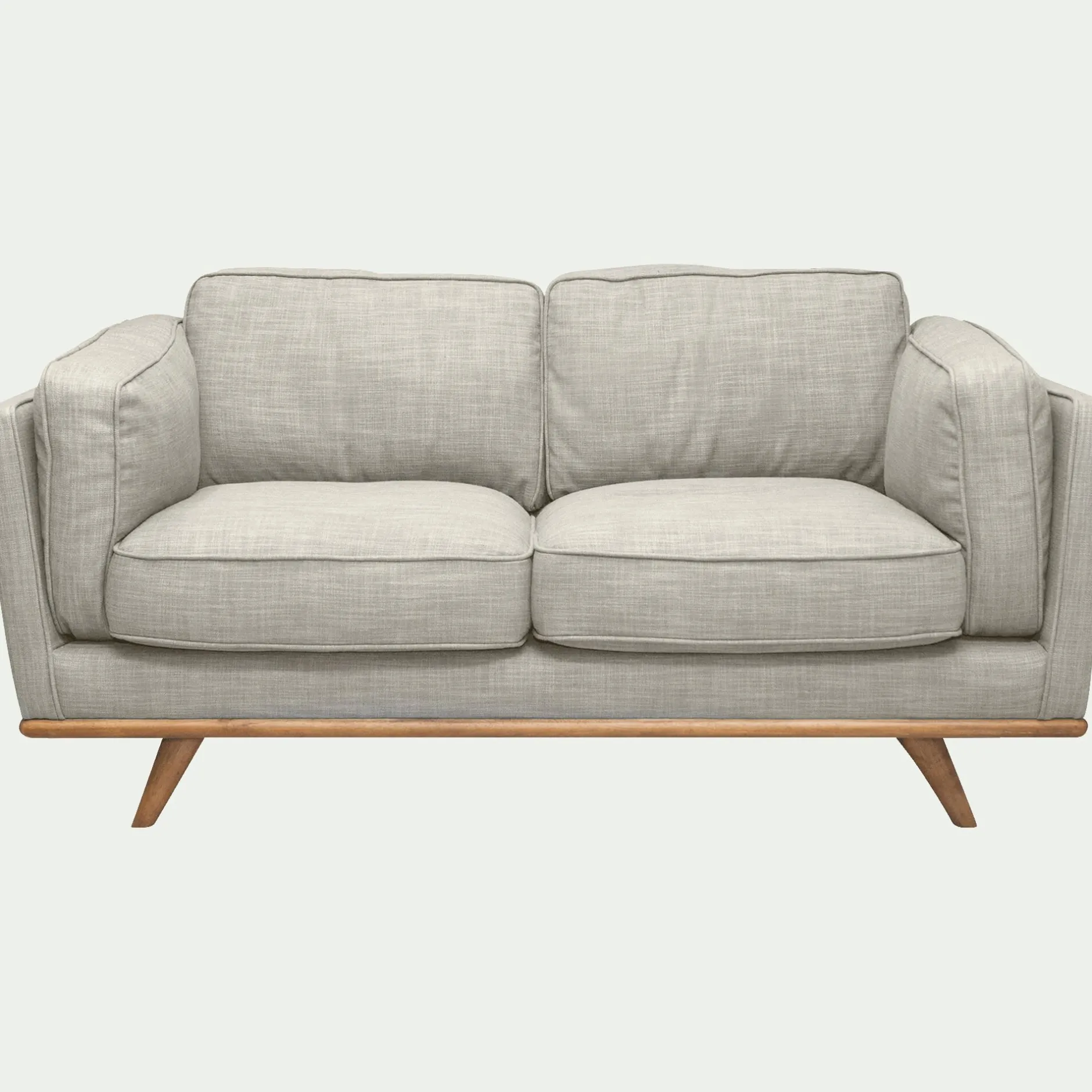 Canapé En Lin|Canapé En Tissu*alinea Canapé 2 places fixe en tissu Beige