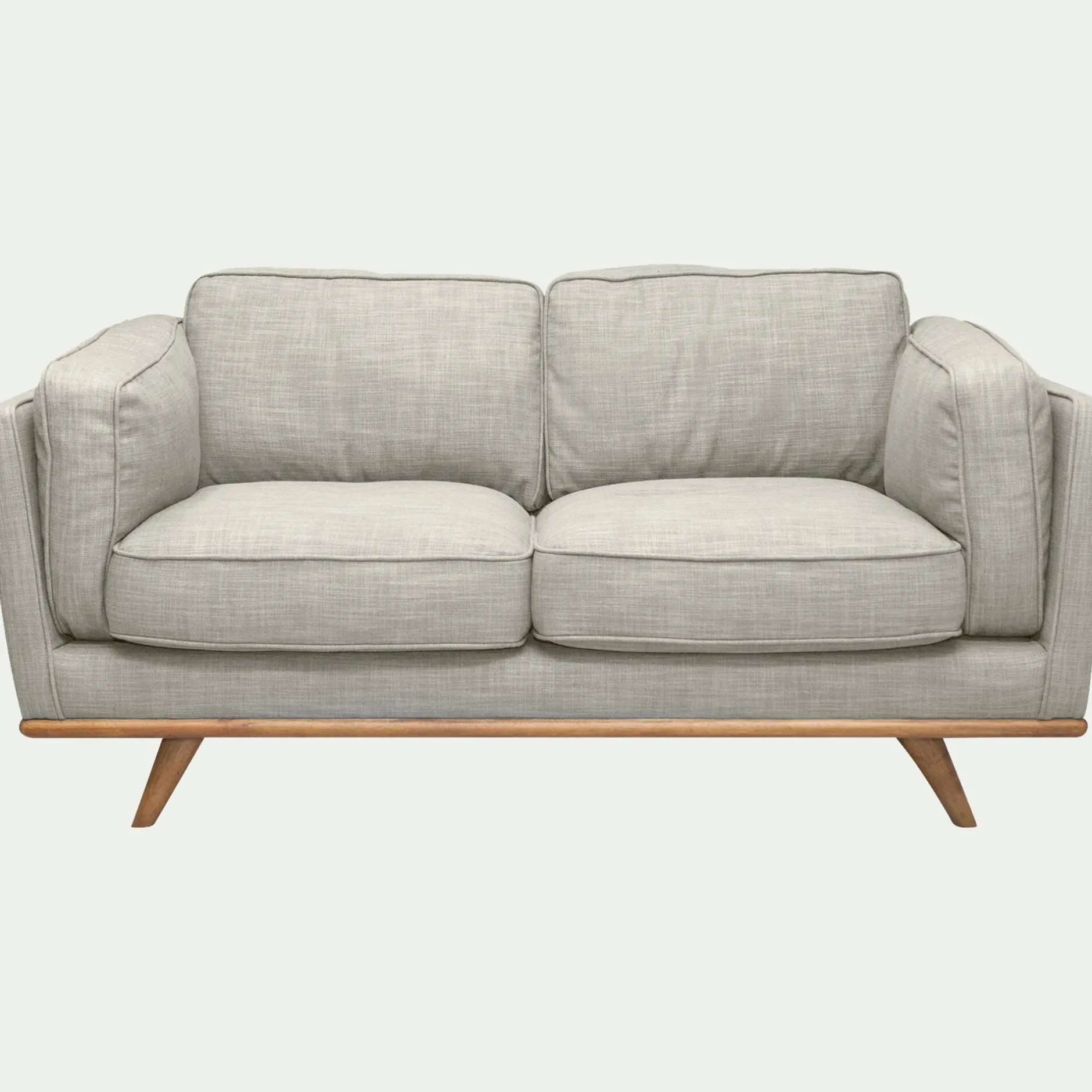 Canapé En Lin|Canapé En Tissu*alinea Canapé 2 places fixe en tissu Beige