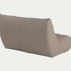 Canapé En Tissu|Canapé 3 Places*alinea Canapé 3 places fixe en tissu bouclette - clair Gris