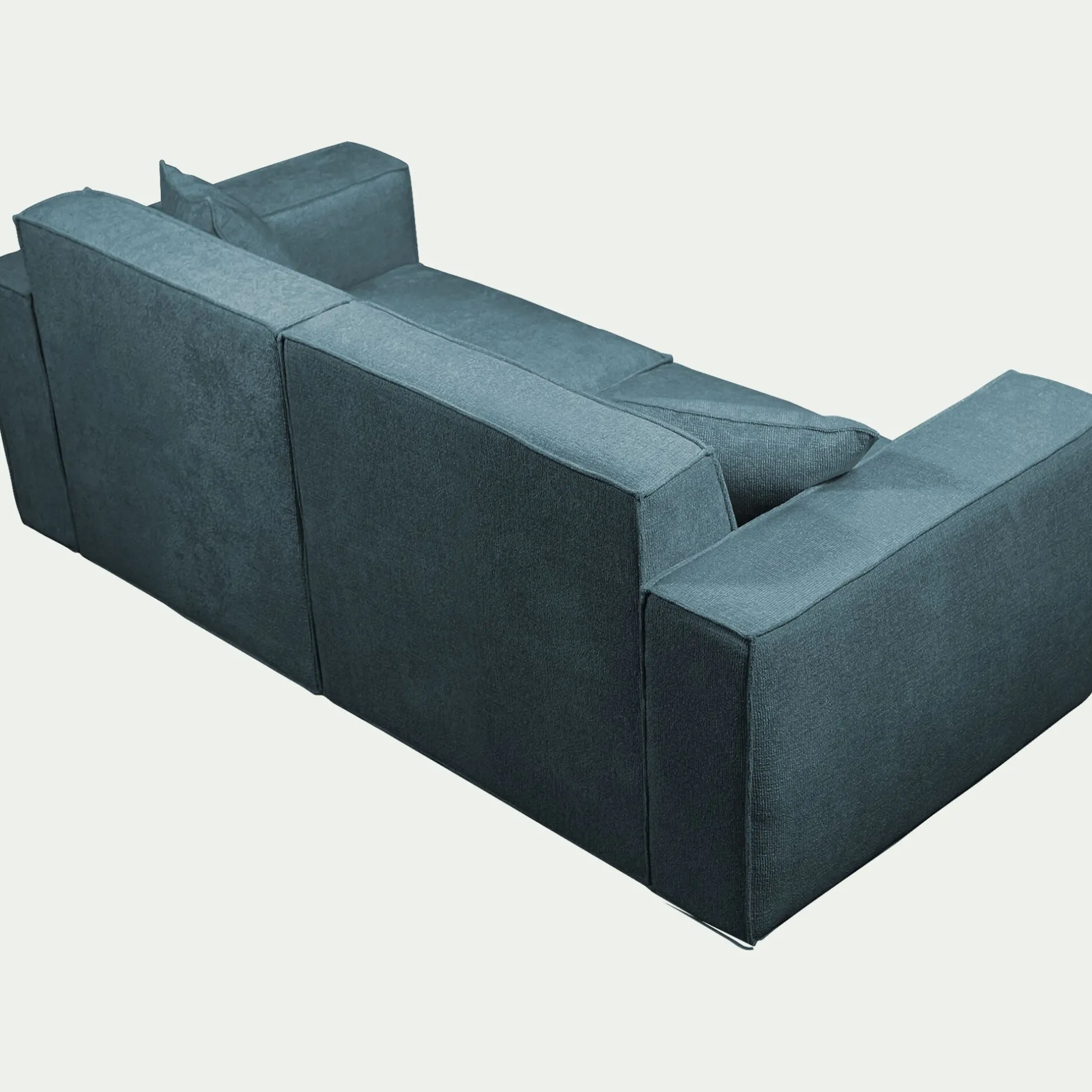 Canapé En Tissu|Canapé Fixe*alinea Canapé 3 places fixe en tissu genesis - Bleu