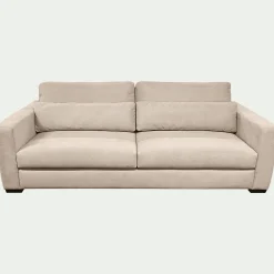 Canapé 5 Places|Canapé Fixe*alinea Canapé 5 places fixe en tissu Bloq - roucas Beige