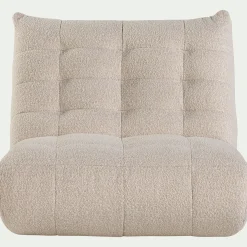 Canapé 2 Places|Petit Canapé*alinea Canapé 2 places fixe en tissu bouclette - écru Blanc