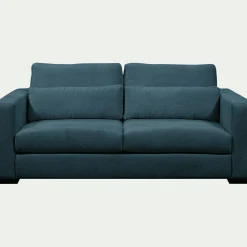 Canapé En Tissu|Canapé 3 Places*alinea Canapé 3 places fixe en tissu Genesis - Bleu