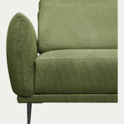 Canapé En Tissu|Canapé 4 Places*alinea Canapé 4 places fixe en tissu memphis avec fonction avance-recul - cèdre Vert