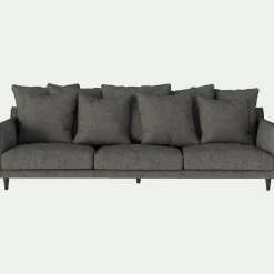 Canapé 6 Places Et Plus*alinea Canapé 6 places fixe en tissu joint - restanque Gris