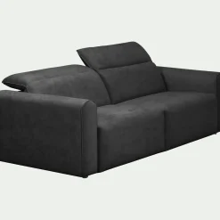 Canapé En Tissu|Canapé 3 Places*alinea Canapé 3 places fixe en tissu - anthracite Gris