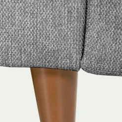 Canapé En Tissu|Canapé 3 Places*alinea Canapé 3 places fixe en tissu - moyen Gris