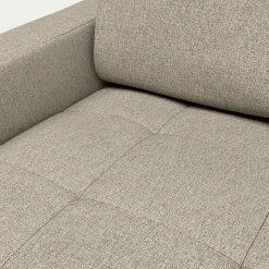 Canapé 2 Places|Canapé Fixe*alinea Canapé 2 places fixe en tissu pop avec accoudoirs 15cm - Beige