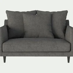 Fauteuil|Petit Canapé*alinea Canapé 1,5 places fixe en tissu - restanque Gris