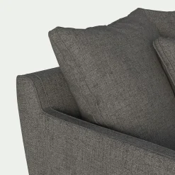 Fauteuil|Petit Canapé*alinea Canapé 1,5 places fixe en tissu - restanque Gris