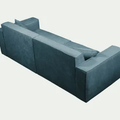 Canapé 5 Places*alinea Canapé 5 places fixe en tissu genesis - Bleu