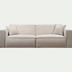 Canapé 5 Places*alinea Canapé 5 places fixe en tissu Genesis - Beige