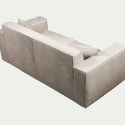 Canapé 5 Places*alinea Canapé 5 places fixe en tissu Genesis - Beige