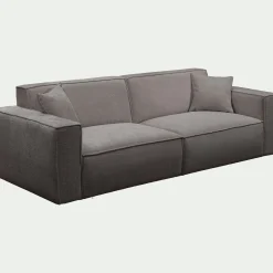 Canapé 4 Places*alinea Canapé 4 places fixe en tissu genesis - Gris