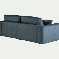 Canapé 5 Places|Canapé Fixe*alinea Canapé 5 places fixe en tissu bouclette - Bleu