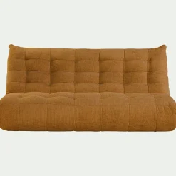 Canapé 4 Places|Canapé Modulable*alinea Canapé 4 places fixe en tissu chenille - argan Jaune