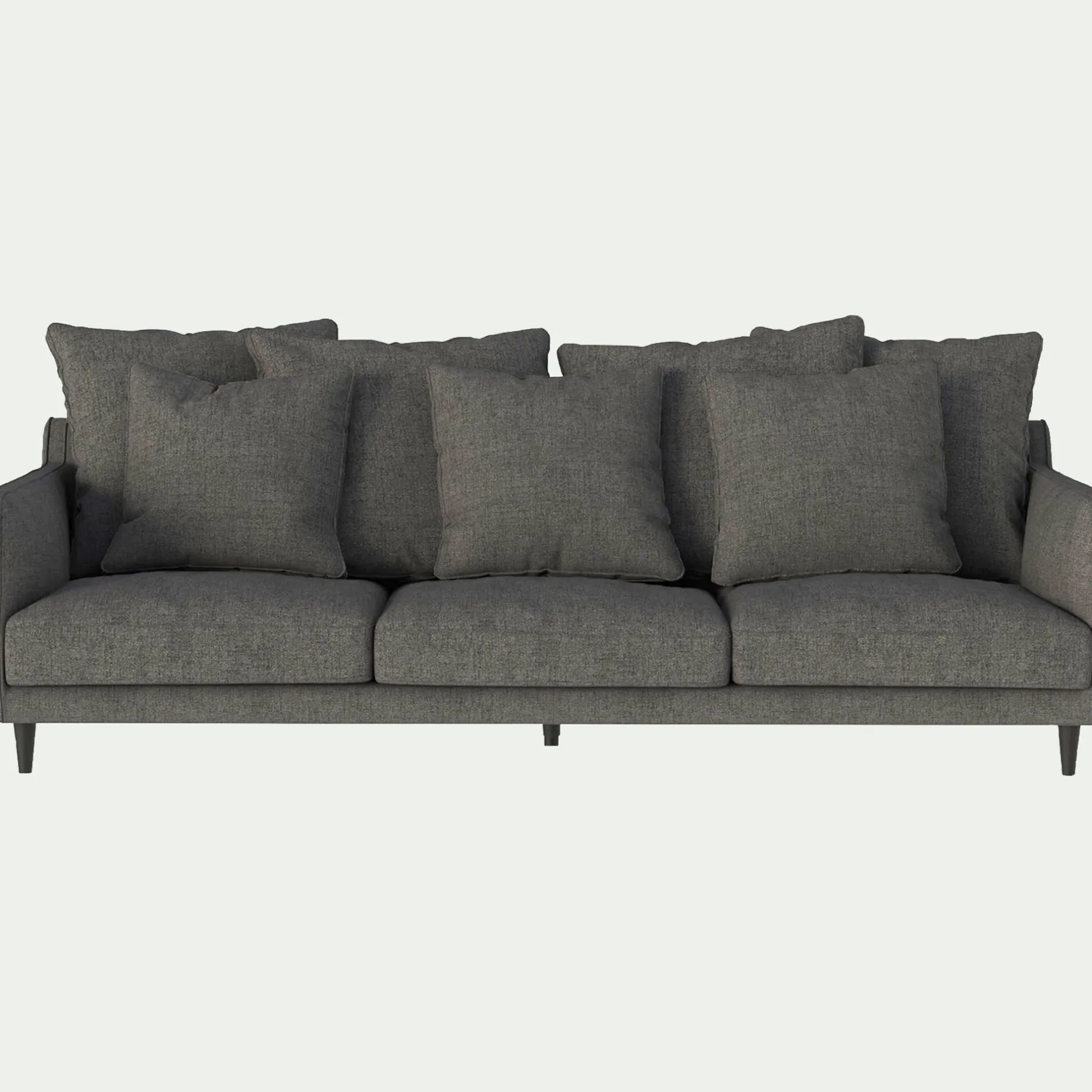 Canapé 5 Places*alinea Canapé 5 places fixe en tissu - restanque Gris