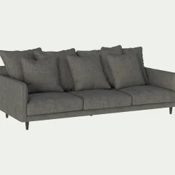 Canapé 5 Places*alinea Canapé 5 places fixe en tissu - restanque Gris