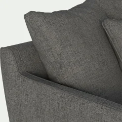 Canapé 5 Places*alinea Canapé 5 places fixe en tissu - restanque Gris