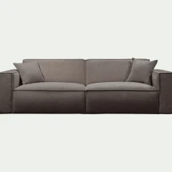 Canapé 5 Places*alinea Canapé 5 places fixe en tissu genesis - Gris