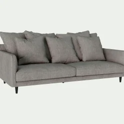 Canapé En Tissu|Canapé Fixe*alinea Canapé 4 places fixe en tissu monclar - taupe Gris