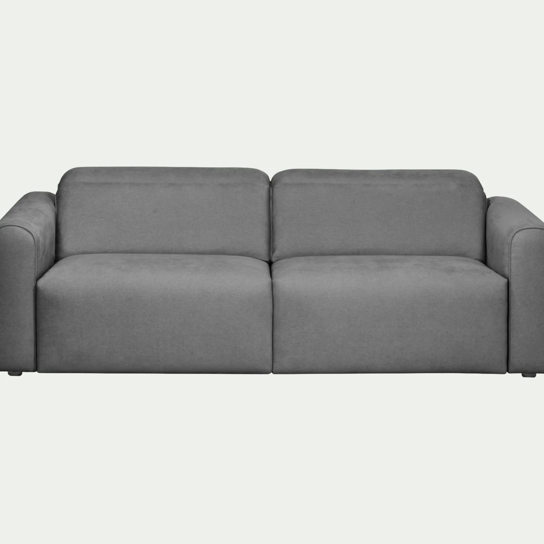 Canapé 3 Places*alinea Canapé 3 places fixe en tissu - moyen Gris