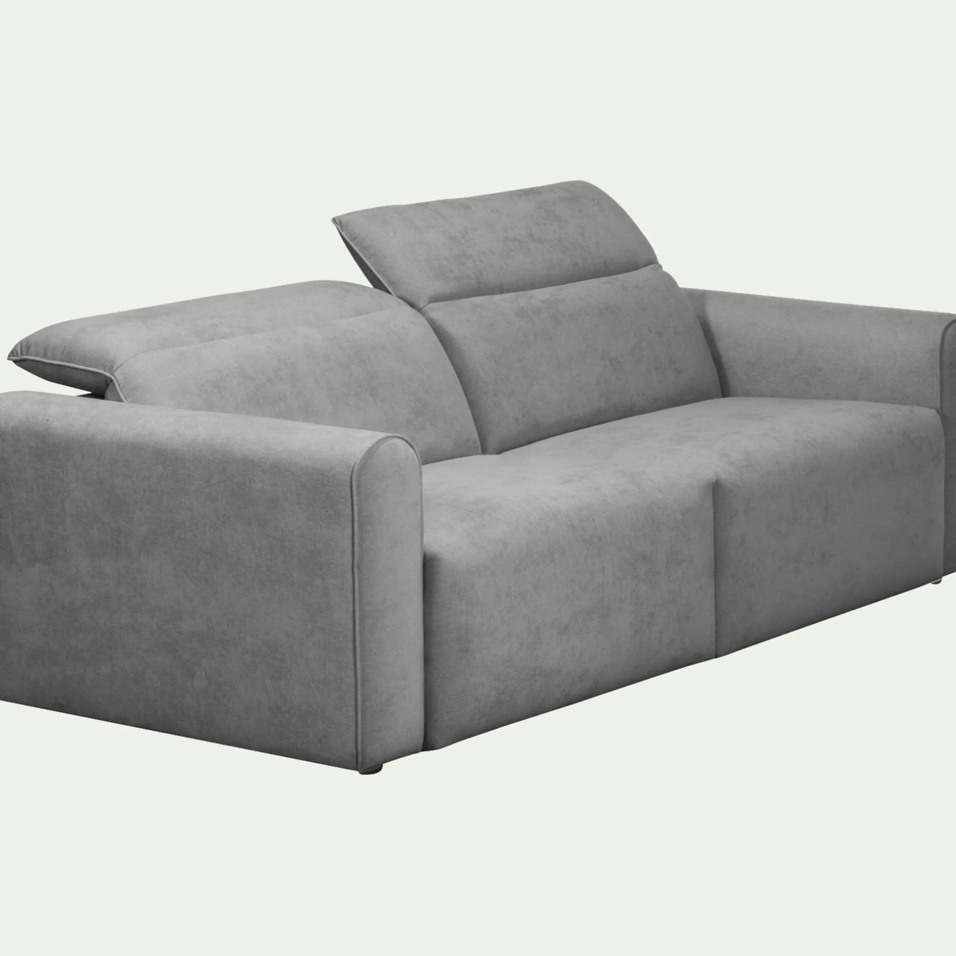 Canapé 3 Places*alinea Canapé 3 places fixe en tissu - moyen Gris