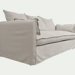 Canapé 4 Places|Canapé En Tissu*alinea Canapé 4 places fixe en tissu wind - alpilles Beige