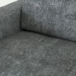 Canapé 3 Places|Canapé Fixe*alinea Canapé 3 places fixe en tissu Genesis avec accoudoirs 20cm - ardoise Gris