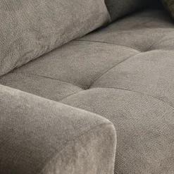 Canapé En Tissu|Canapé 3 Places*alinea Canapé 3 places fixe en tissu storm - taupe Gris