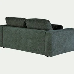 Canapé En Tissu|Canapé 3 Places*alinea Canapé 3 places fixe en tissu chenille Benjo - calaluna Bleu