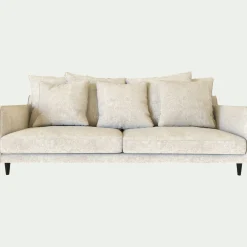 Canapé En Tissu|Canapé 4 Places*alinea Canapé 4 places fixe en tissu genesis - ventoux Blanc