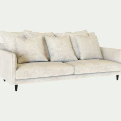 Canapé En Tissu|Canapé 4 Places*alinea Canapé 4 places fixe en tissu genesis - ventoux Blanc