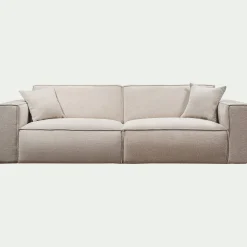 Canapé 4 Places*alinea Canapé 4 places fixe en tissu Genesis - Beige