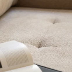 Canapé En Tissu|Canapé 2 Places*alinea Canapé 2 places fixe en tissu Loft - roucas Beige