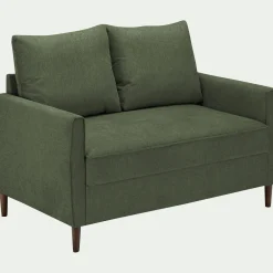 Canapé En Tissu|Canapé 2 Places*alinea Canapé 2 places fixe en tissu Loft - cèdre Vert