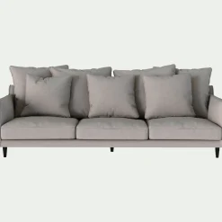 Canapé 5 Places*alinea Canapé 5 places fixe en tissu joint - Gris borie
