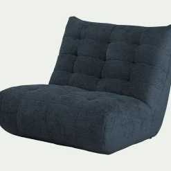 Canapé 2 Places*alinea Canapé 2 places fixe en tissu chenille - marine Bleu