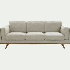 Canapé 3 Places*alinea Canapé 3 places fixe en tissu - Beige