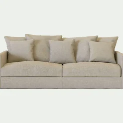 Canapé 4 Places*alinea Canapé 4 places fixe en tissu - alpilles Beige