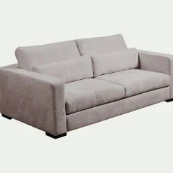 Canapé 5 Places*alinea Canapé 5 places fixe en tissu genesis - Gris