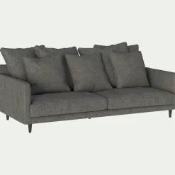 Canapé 4 Places*alinea Canapé 4 places fixe en tissu joint - restanque Gris