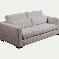 Canapé En Tissu|Canapé Fixe*alinea Canapé 3 places fixe en tissu Genesis - Gris