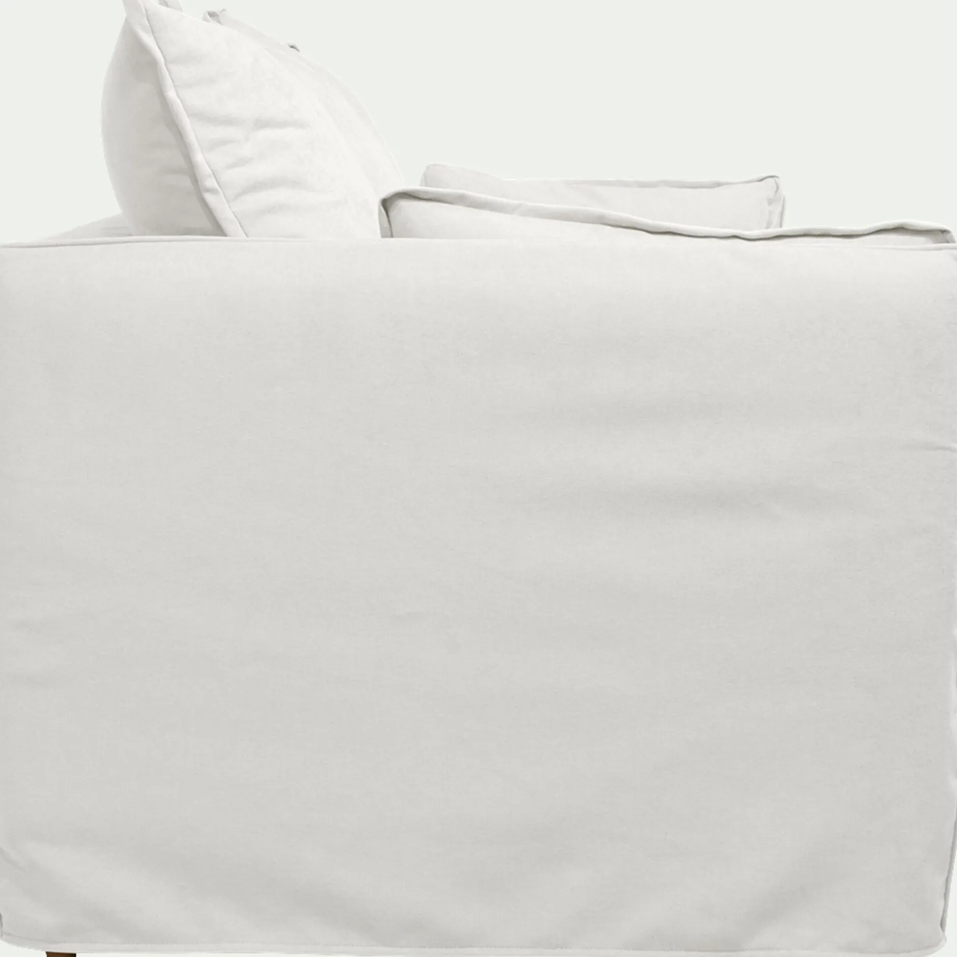 Canapé En Tissu|Canapé 4 Places*alinea Canapé 4 places fixe en tissu wind - écru Blanc