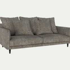 Canapé En Tissu|Canapé 3 Places*alinea Canapé 3 places fixe en tissu genesis - alpilles Beige