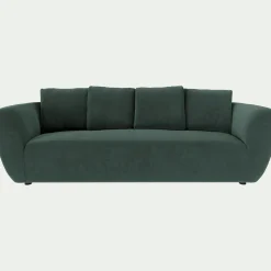 Canapé 4 Places*alinea Canapé 4 places fixe en velours Velvet - sauge Vert