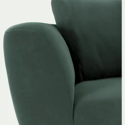 Canapé 4 Places*alinea Canapé 4 places fixe en velours Velvet - sauge Vert