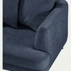 Canapé En Tissu|Canapé 3 Places*alinea Canapé 3 places fixe gauche en tissu cannes - autan Bleu