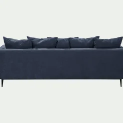Canapé 5 Places*alinea Canapé 5 places fixe gauche en tissu cannes - autan Bleu